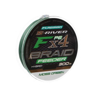 Шнур Flagman S-River PE Braid Hybrid F4 Feeder 300м Moss Green 0.18мм