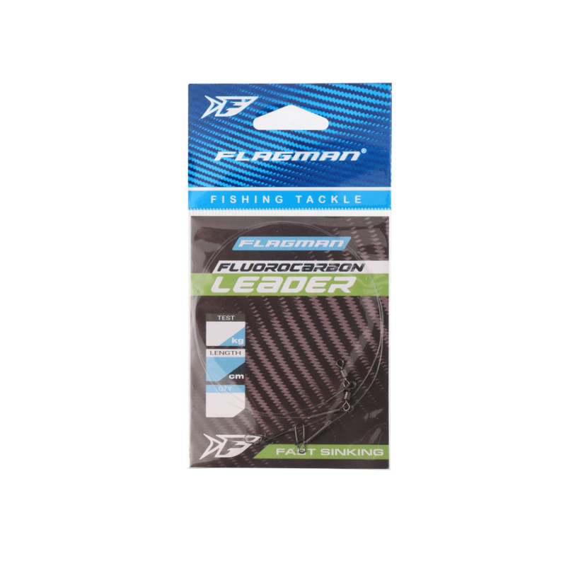 Повідець Flagman Fluorocarbon Leader 0.55 мм 12.6кг 25см