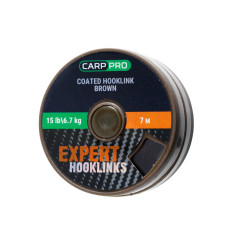 Повідковий матеріал в оболонці Carp Pro 25 lb 7 м коричневий