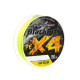 Шнур Flagman Blackfire PE X-4 150m 0.12mm Fluo Yellow