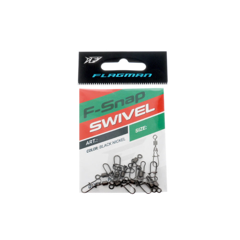 Вертлюг з застiбкою американка Flagman Swivel-F Snap #8