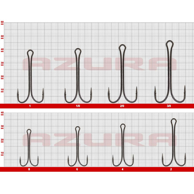 Двійник Azura Kenshin Double Hook light series №2