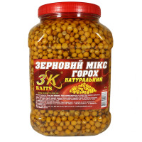 Зерновий МІКС ГОРОХ (натуральний) 3л ТМ 3KBaits