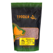 Пеллетс пилячий "Креветка" 4 мм. 1 кг ТМ Трофей