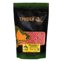 Пеллетс пилячий "Полуниця" 8 мм. 1 кг ТМ Трофей