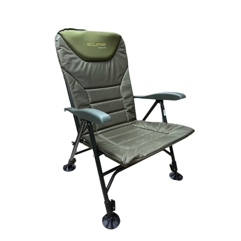 Крісло Eclipse Dyscover 1010-L складне коропове з підлокотниками