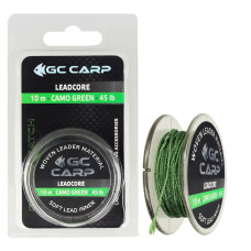 Лідкор зі свінцем GC G.Carp Leadcore 10м 50lb Caмo Green