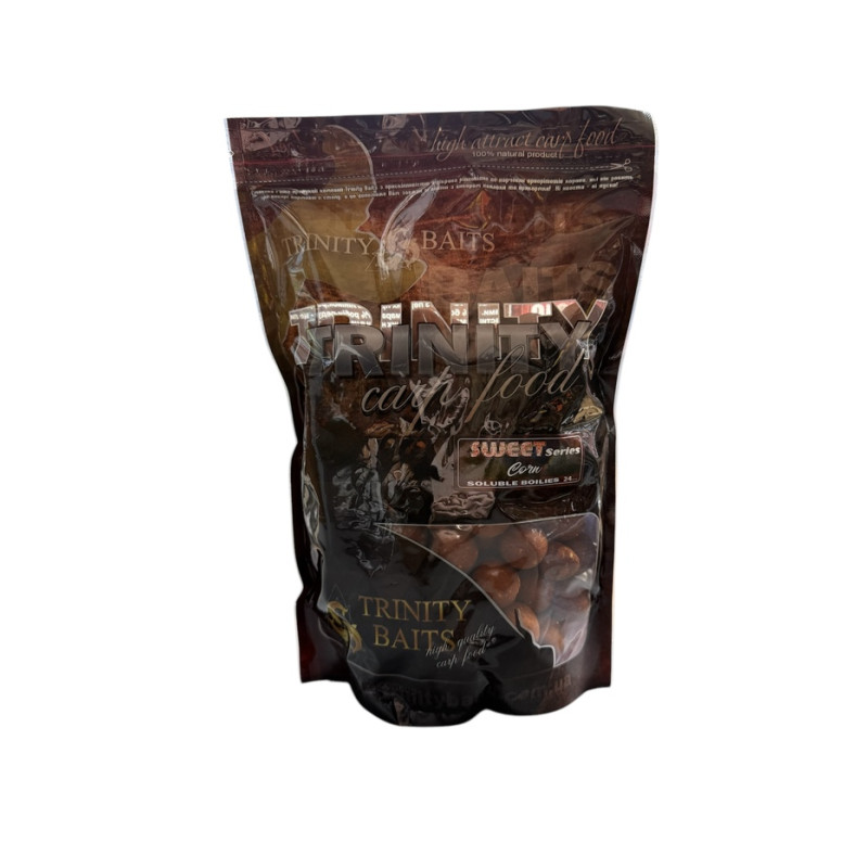 Бойли прикормочні розчинні Trinity Baits Sweet Corn 24мм.1кг