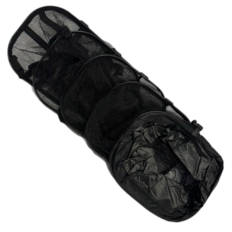 Садок Carp Line Black 3.5м чорні алюмінієві кільця, чорна прогум. сітка, різьба з регулюв. під кілок