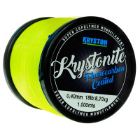 Волосінь з флюорокарбоновим покриттям KRYSTON Krystonite Super Mono 0,31mm, 12lb, 1000 м chatreuse