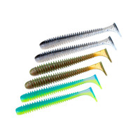 VEDUTA вiброхвiст Zander Worm 3" 6шт колір M10 (07, 23, 26)
