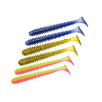 VEDUTA вiброхвiст Zander Worm 3" 6шт колір M7 (17, 21, 29)