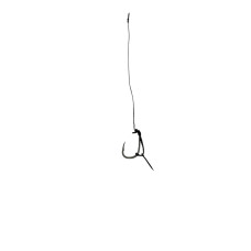 Короповий повідець з голкою 10мм 12см 9.1кг Гачок GC G.Carp Wide Gape 45° TF №6