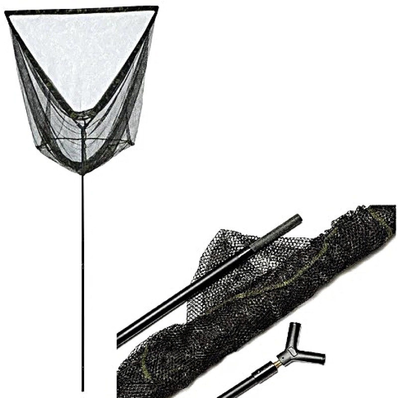 Підсак короповий Carp Zoom Camou Boilie Landing Net, 2 sections, 107x107x100x180cm