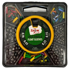 Набір вантажів Carp Zoom Split Shots & Float Sleeves 