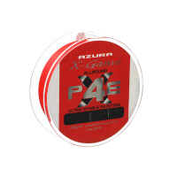 Шнур Azura X-Game PE X4 150м Fiery Red #0.6 0.128мм