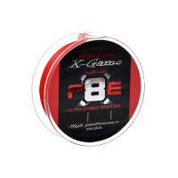 Шнур Azura X-Game PE X8 Fiery Red 150м #0.6 0.128мм