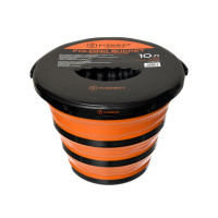 Відро силіконове з кришкою Forrest Folding Bucket Orange with cover 10л